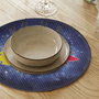 Hermia Set de 4 Salvamanteles Individuales Multicolor de 37 cm